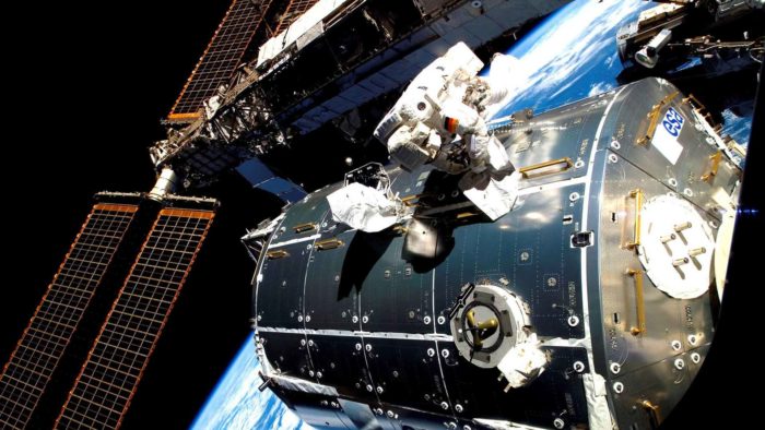 Columbus spacewalk ESA European Space Agency