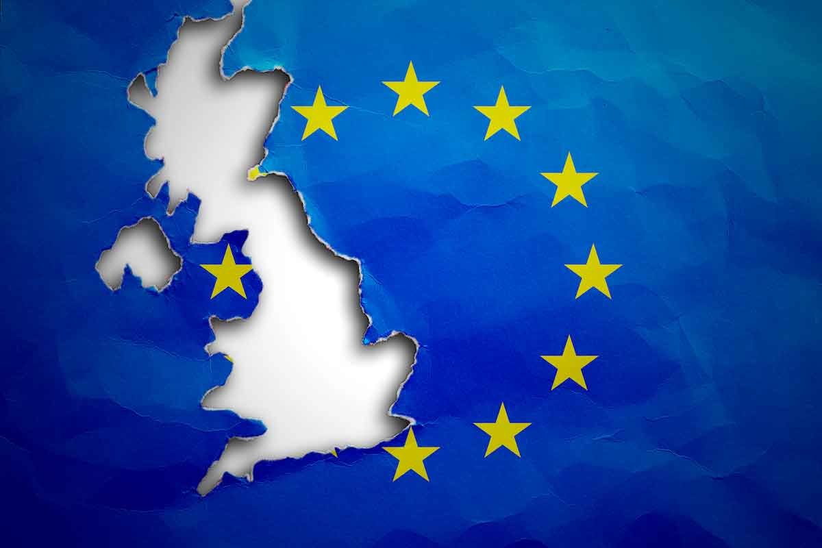 EU flag UK brexit