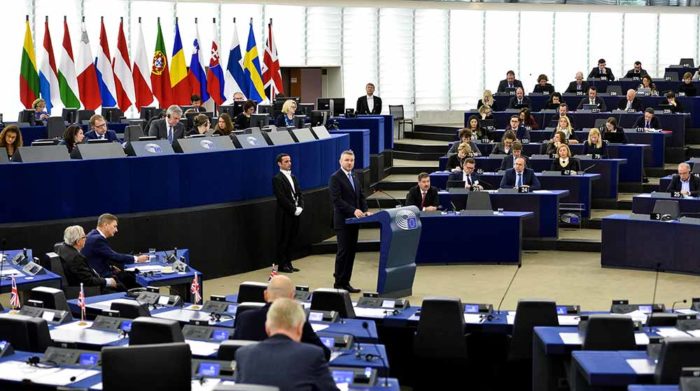 Slovak Prime Minister Peter Pellegrini in EP Strasbourg