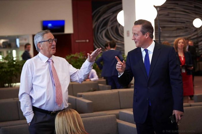 Jean-Claude Juncker David Cameron