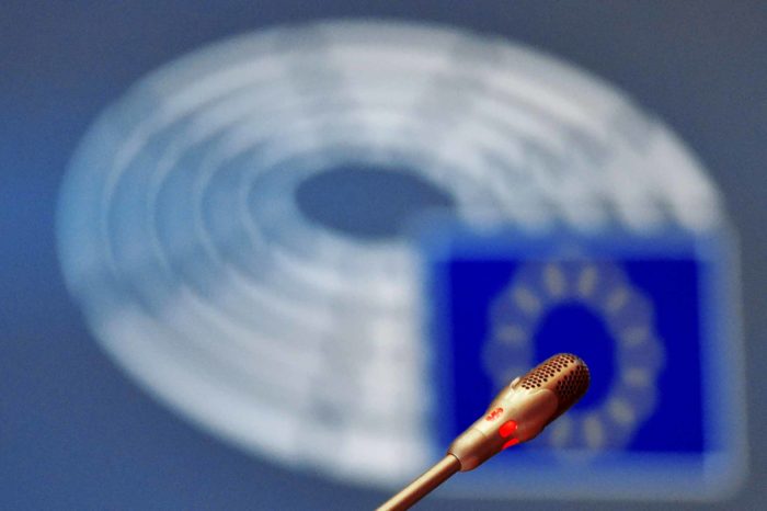 EP hearings European Parliament microphone