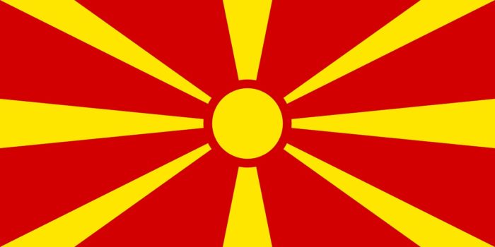NORTH MACEDONIA flag
