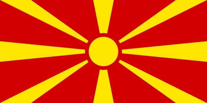 NORTH MACEDONIA flag