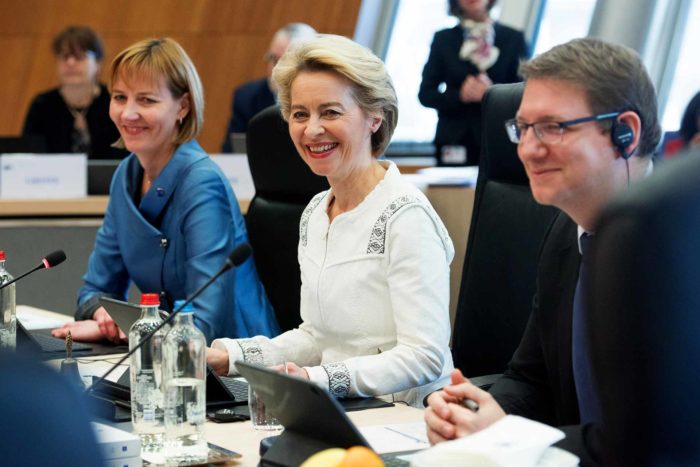 First College meeting Ursula Von Der Leyen