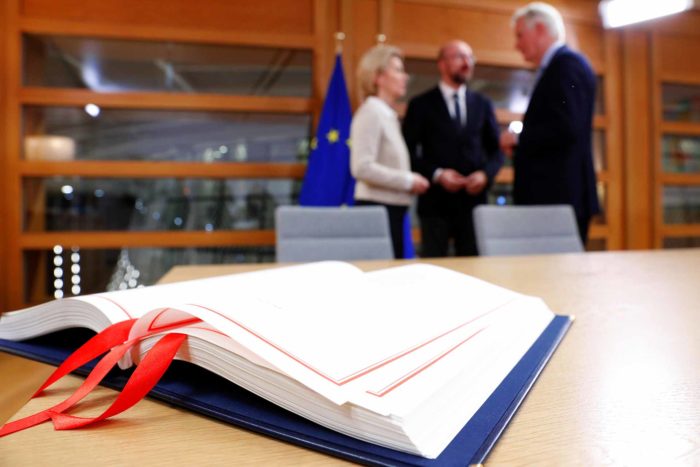 Signature of the UK Withdrawal Agreement Brexit