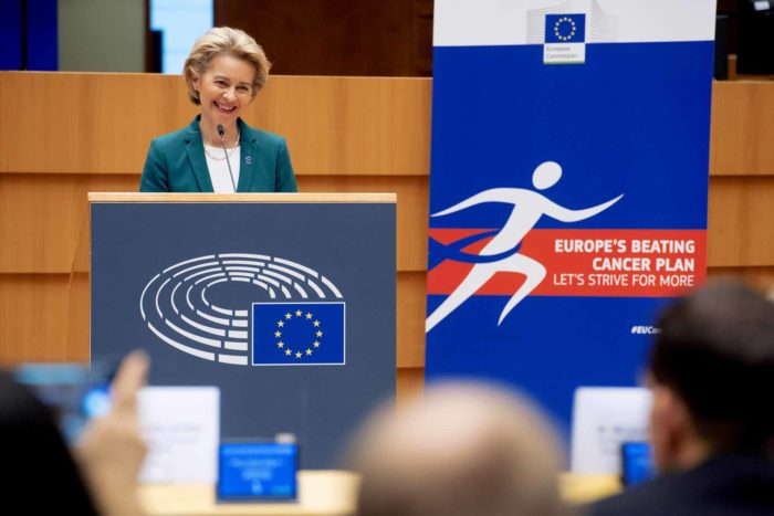 Ursula von der Leyen at EU Beating Cancer Plan