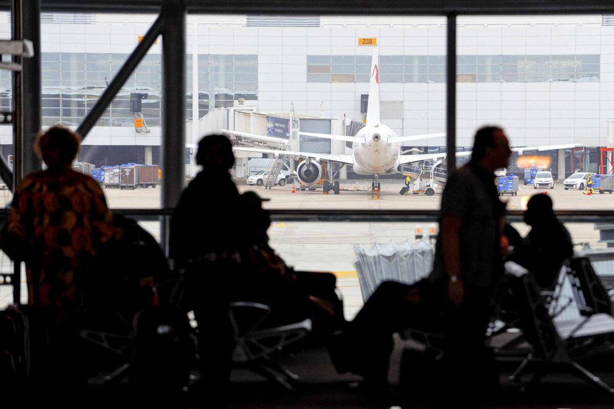 Zaventem airport passengers - travellers