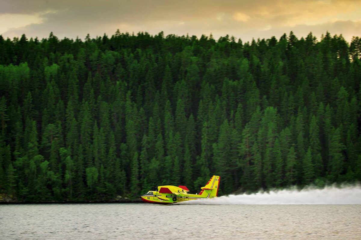 Italian firefighting plane