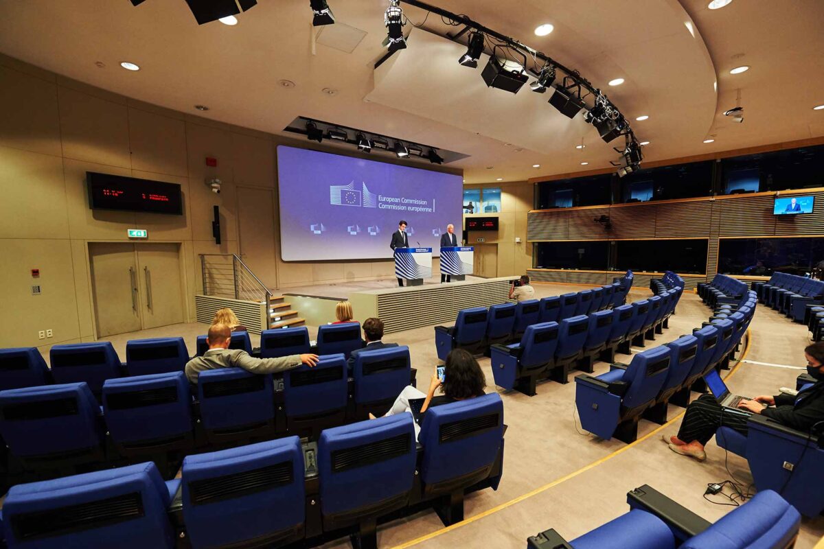 Press conference of Michel Barnier, Head of Task Force for Relations with the United Kingdom