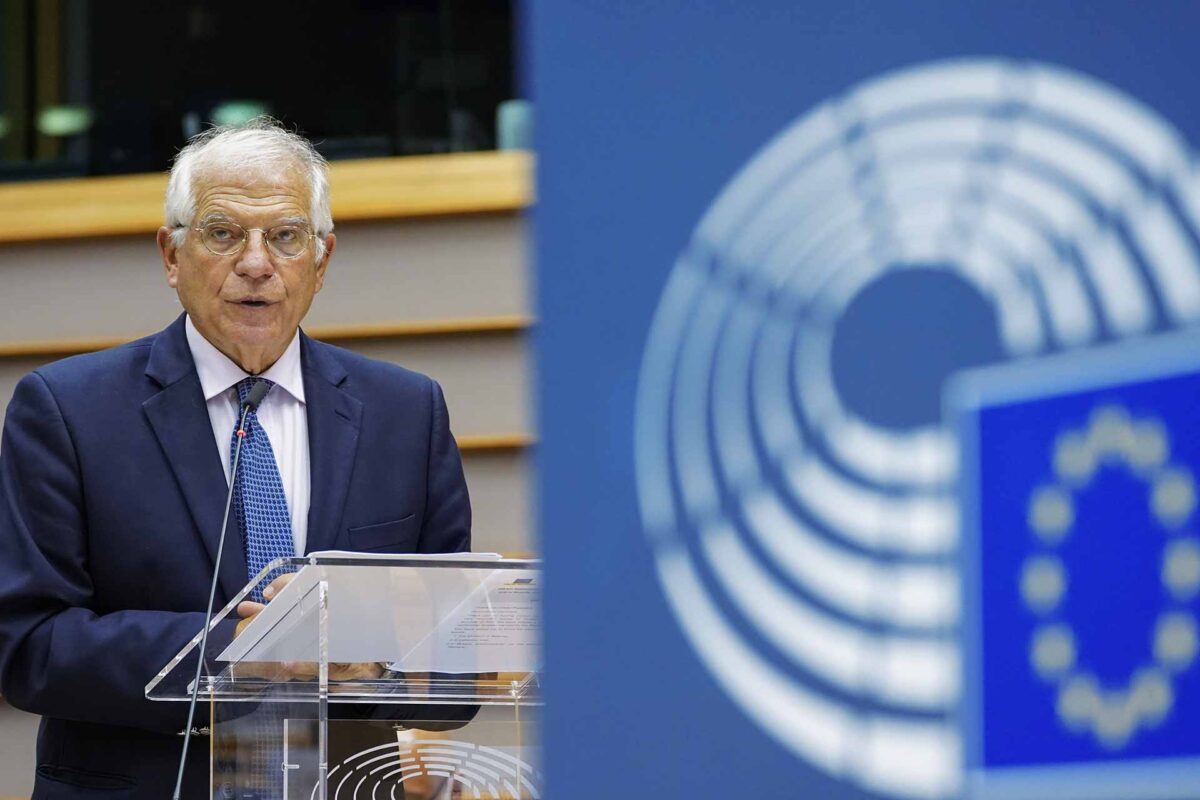 Josep Borrell Fontelles in the EUropean Parliament