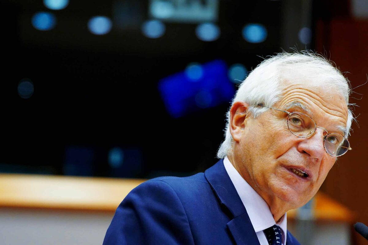 Josep Borrell Fontelles in the EUropean Parliament