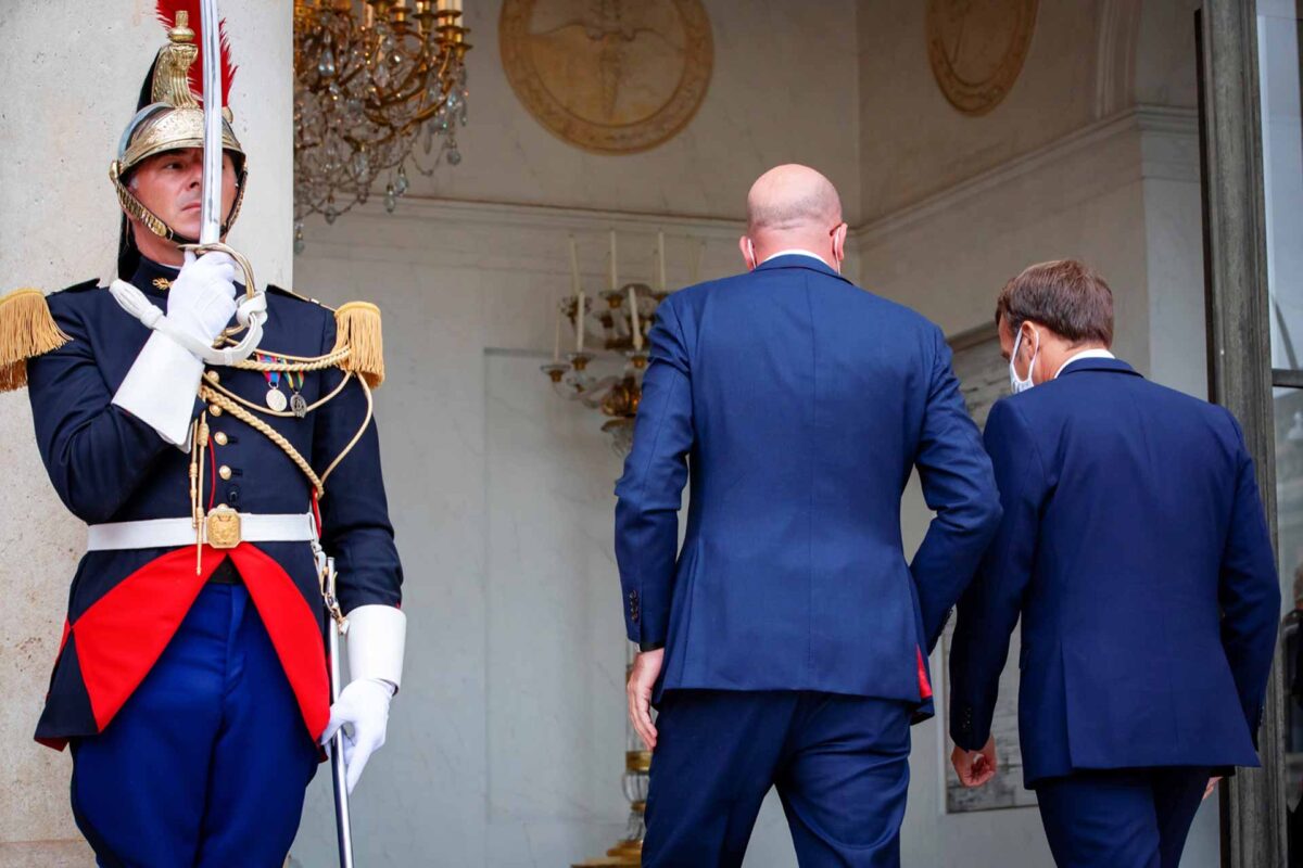 Emmanuel MACRON (President of France, France), Charles MICHEL (President, EUROPEAN COUNCIL)