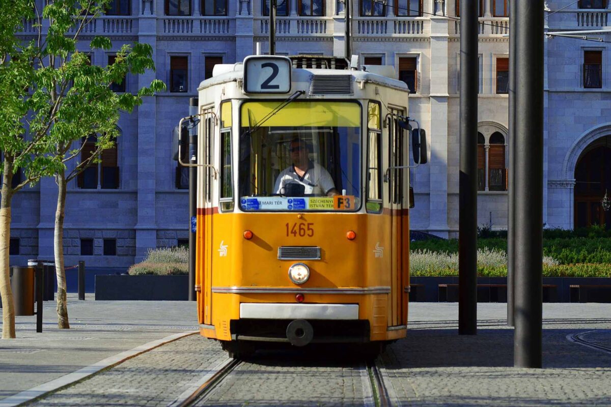 Budapest Hungary Tram