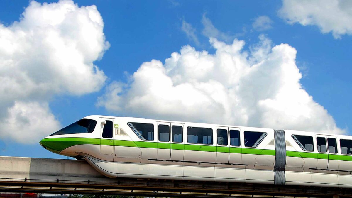 mono rail Green tram