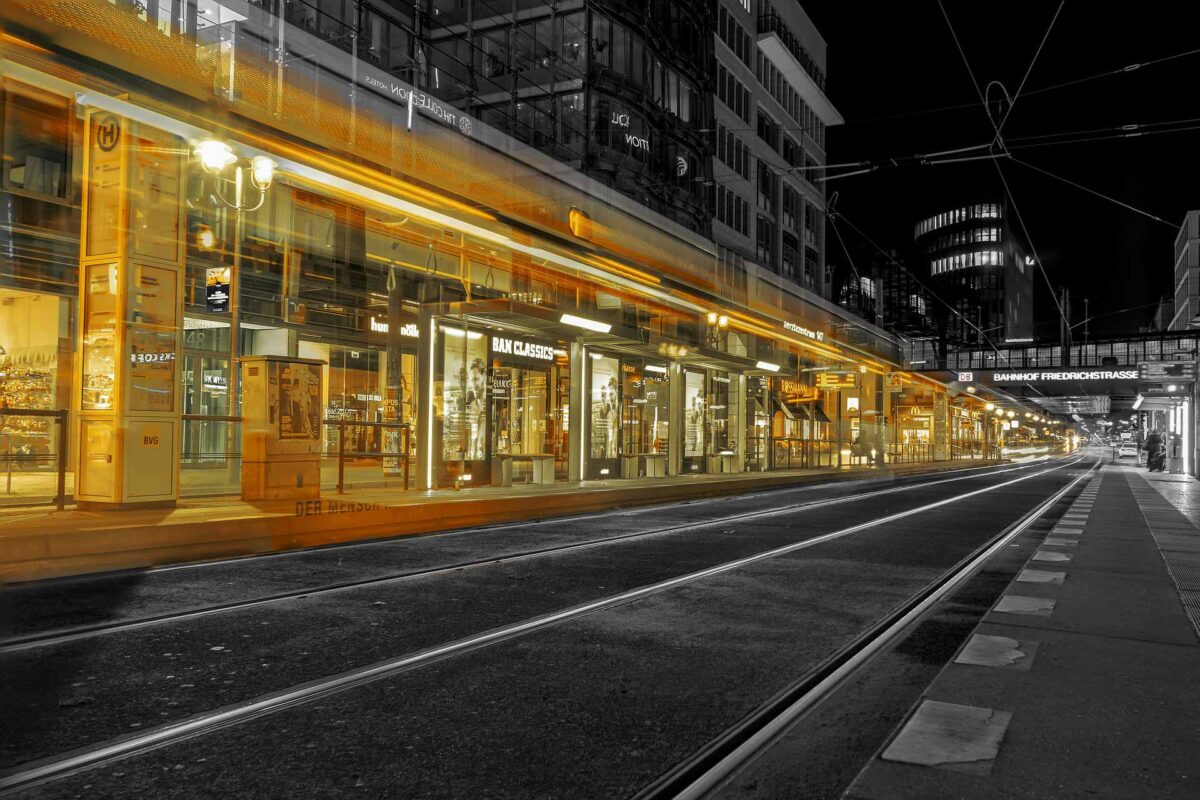 tram station Straßenbahn Berlin Germany