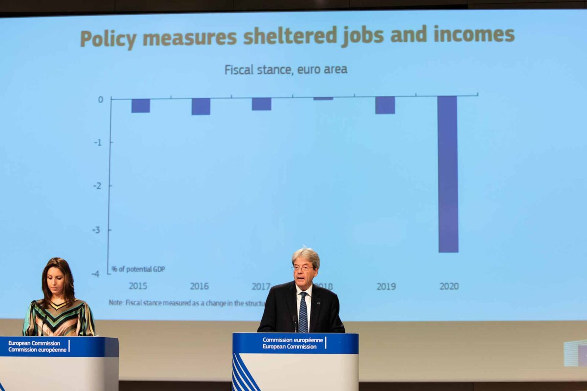 Paolo Gentiloni eudebates Autumn 2020 Economic Forecast
