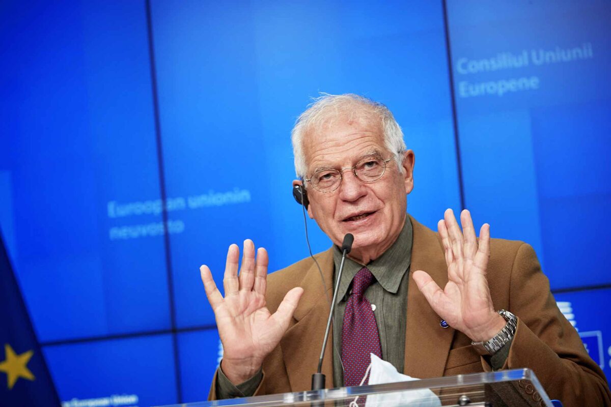 EU High Representative of Foreign Affairs and Security Policy Josep Borrell