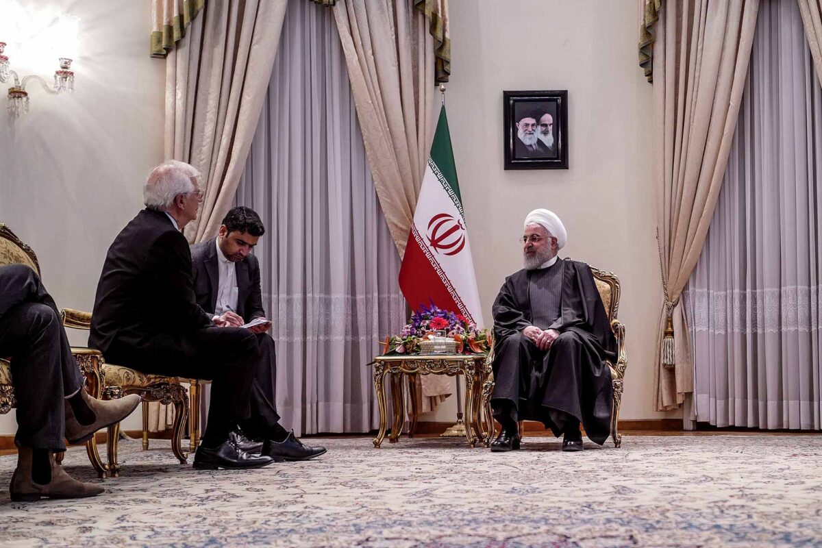 Hassan Rohani and Josep Borrell Fontelles in Iran