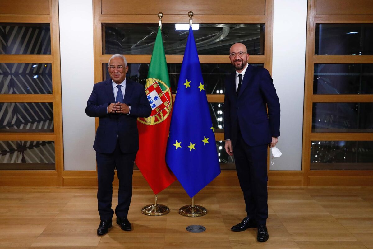 Antonio COSTA, Portuguese Prime Minister; Mr Charles MICHEL, President of the European Council