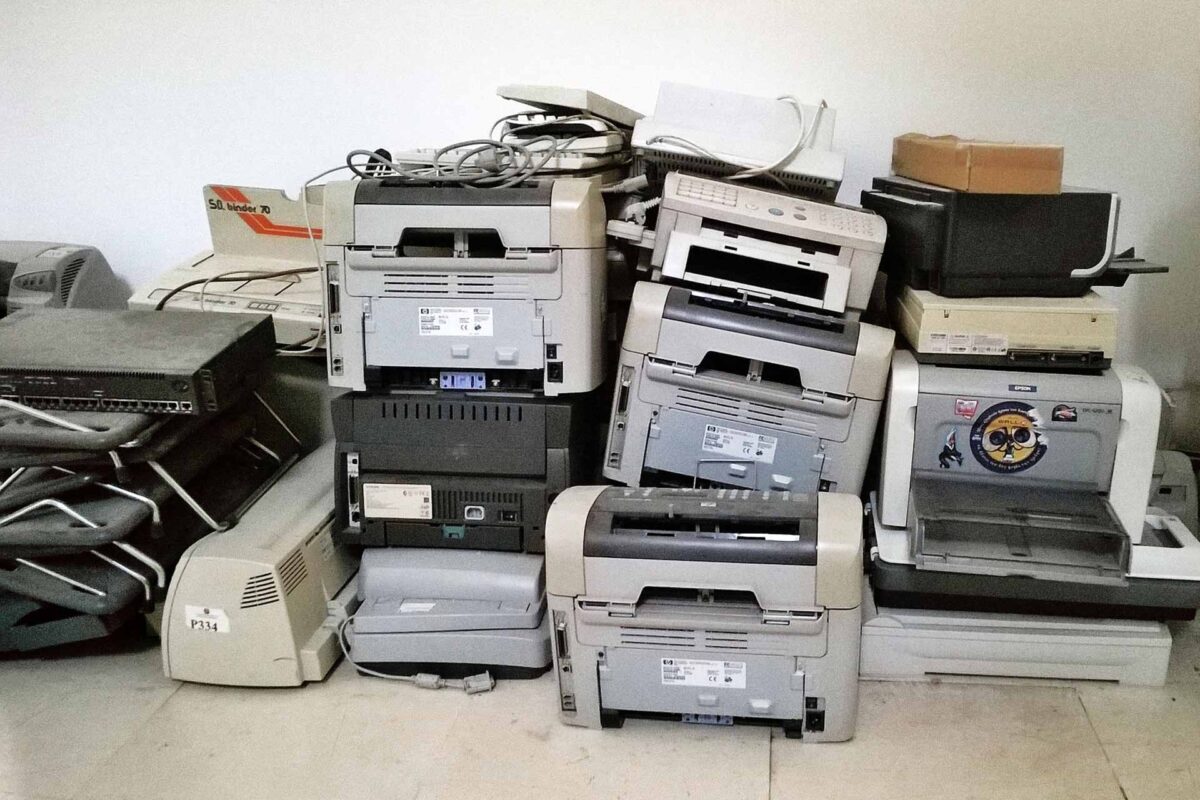 printers recycling e-waste